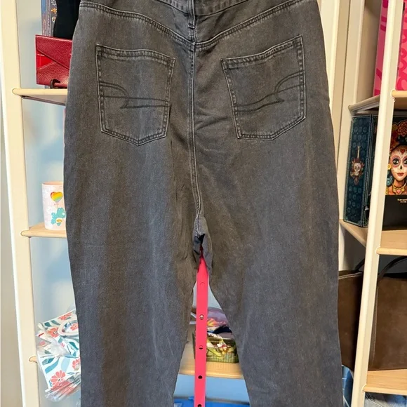 American Eagle Outfitters Charcoal Denim Jeans Size 20S. GUC - Picture 3 of 5